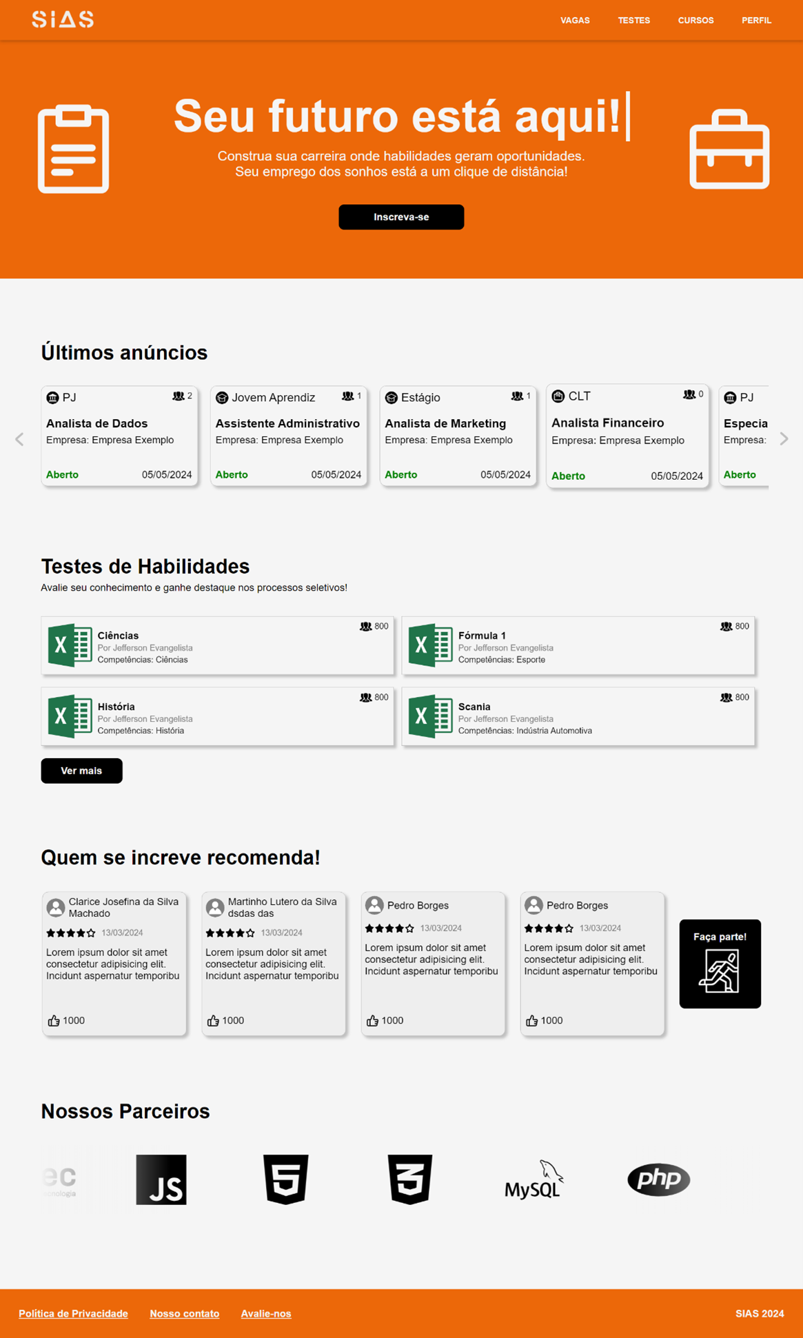 Sistema de Emprego